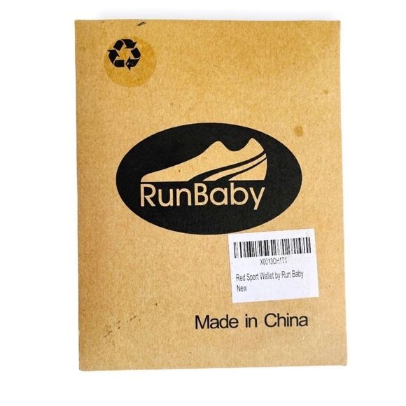 New Run Baby Ultra Thin Sport Wallet in Red - Picture 3 of 3